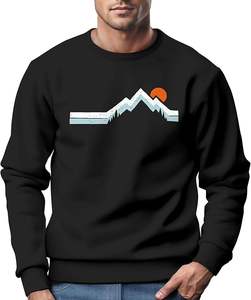 Sudadera de hombre montaña senderismo naturaleza al aire libre estampado cuello redondo pulóver sudaderas para hombre moda Streetwear - Product Image 4