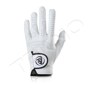 Custom Made Genuine Leather Golf Gloves Wholesale Private Label <b>Finger</b> Leather Golf Gloves - Product Image 3