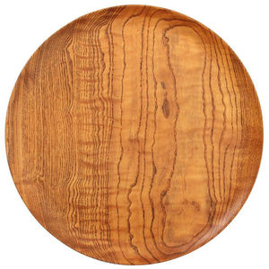 Assiette de service ronde en chêne blanc, design moderne, en bois massif naturel, écologique, fabriquée à la main - Product Image 5