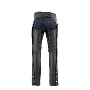 Chaps de cuero profesional para motociclista Chaps de cuero de diseño superior personalizado para la venta - Product Image 4