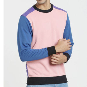 Sudaderas de precio al por mayor Sudaderas de color de alta calidad para hombres Sudadera de lana con cuello levantado - Product Image 2