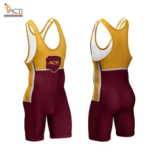 Wrestler Singlet Pour Jeunes Hommes Conception Personnalisée Jambes Antidérapantes Ajustement Lisse Parfait Pour Toutes Les Saisons - Product Image 1