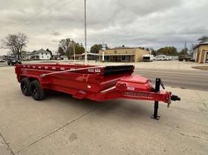 Remolque de Volteo Red Horizon LZ7 HZ7, Equipo de Servicio Pesado, Estructura de Viga de 8 Pulgadas, Pisos de Acero de Calibre 9, Galvanizado en Caliente - Product Image 6