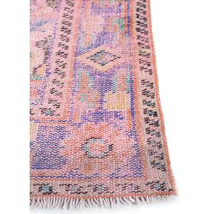 Tapis en laine noué à la main de grande taille, motif rectangulaire médaillon rouge-orange, design abstrait, pour salon domestique Pae-2667 - Product Image 4