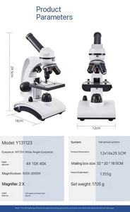 2000x Single-Light Optical Biological <strong>Microscope</strong> for Science Biology Class Student Teaching with Mobile Phone Clip <strong>Slide</strong> - Product Image 5