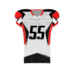 Breathable High Quality 7V7 American Football Uniform 100% <b>Polyester</b> Moisture-Wicking Quick Dry UV Protection Customizable Team - Product Image 2