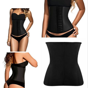 Meilleure vente corset à trois boutonnage taille formateur combinaison mince et respirante méthode de tissage tissé - Product Image 5