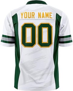 Venta caliente camiseta de fútbol americano de secado rápido transpirable ropa Unisex con nombre personalizado manga corta longitud al por mayor - Product Image 6
