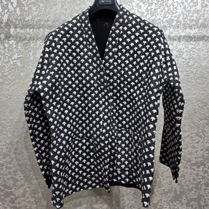 Chaqueta acolchada Vintage hecha a mano para mujer con cuello, atuendo de negocios, nueva chaqueta Formal de invierno de doble cara con bloque de mano, longitud corta - Product Image 1