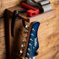 Support de guitare en plastique réglable léger et durable Midex GSA-137 avec fixation murale, fabriqué en Turquie