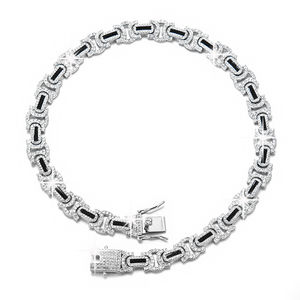 Cadena de diamantes de oro de 18 quilates de alta calidad para hombres Forma de enlace de diamante único Oro Rosa VVS Moissanite Cadena cubana Joyería IGI - Product Image 4