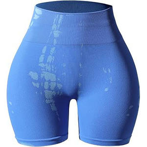 Short de sport taille haute pour femme avec poches respirantes contrôle du ventre entraînement Yoga Streetwear vente en gros Runnin - Product Image 1