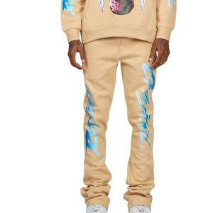 Offre Spéciale – Survêtement Homme en Coton Imprimé, Coupe Évasée, Logo Personnalisé, Hiver, Couleurs Unies, Respirant, Léger, Séchage Rapide - Product Image 4