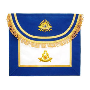 Vente chaude Tablier maçonnique à bas prix Tabliers maçonniques Regalia de haute qualité au design unique Tabliers de pavillon de couleur personnalisée - Product Image 2