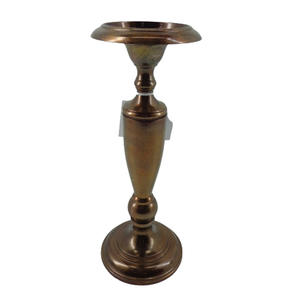 ตกแต่งงานแต่งงานอลูมิเนียมเชิงเทียนผู้ถือเสานิกเกิลสีเงินเทียนสําหรับห้องนั่งเล่นตกแต่งงานแต่งงาน - Product Image 3