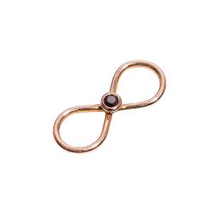 Anillo de Ojo de Joyería Permanente, Gancho de Oro de 18K para Pulsera o Collar, Cierre Infinito Antideslustre - Product Image 2