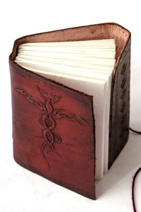 Carnet de notes à couverture rigide Vintage en cuir véritable, carnet de notes en cuir pur, carnet de notes personnalisé - Product Image 3