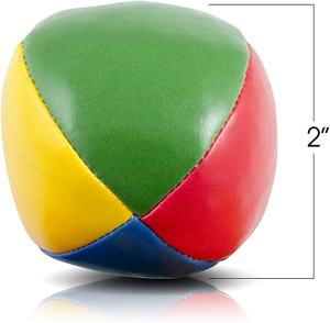 3 pièces de balles de jonglage multicolores pour débutants Kit de balles de jonglage durables pour jongleur Jouets d'extérieur pour enfants - Product Image 5