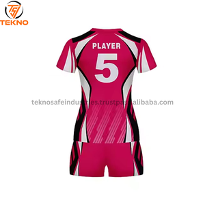 Uniforme de voleibol de diseño impreso personalizado de tamaño adulto 2025 Uniforme de voleibol hecho con material de poliéster 100% Servicio OEM - Product Image 3