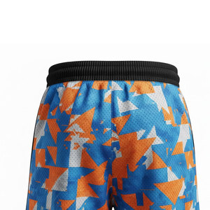 Shorts en mesh sublimés personnalisés pour hommes, bas de tenue d'équipe personnalisés avec technologie d'évacuation de l'humidité pour les athlètes - Product Image 4