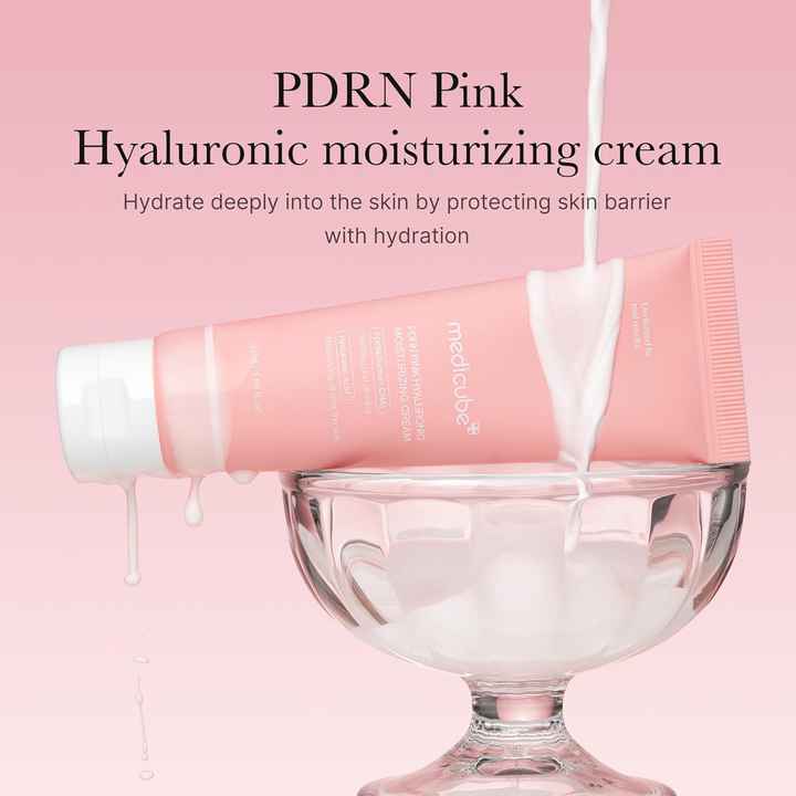 korean skin care products medicube face cream skincare moisturizer Medicube Salmon DNA PDRN Pink Hyaluronic Moisturizing Cream