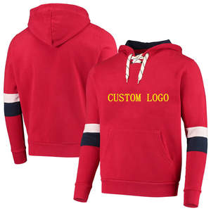 Men's Custom Ice Hockey High Quality Custom logo Ice Hockey Hoodies With <b>Lace</b> Sublimated Polyester Ice Hoodies - Product Image 1