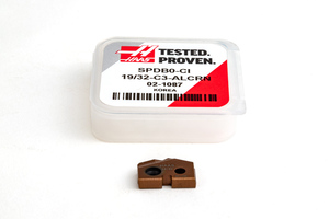 HSD, insert de foret à lame plate en carbure C3 Ø 19/32 po, taille de la base 0, revêtement AlCrN - Product Image 5