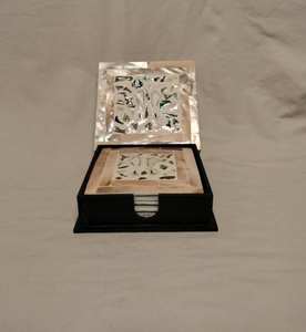 ชุดที่รองแก้วม็อบออกแบบอย่างมีเอกลักษณ์ถาดรองแก้วแม่ลูกมุกสำหรับโรงแรมและร้านอาหารงานแต่งอุปกรณ์ตกแต่งบ้านสำหรับเสื่อและแผ่นรอง - Product Image 2