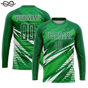 Uniformes de fútbol juvenil personalizados de alta calidad Camiseta de fútbol de manga larga con impresión de sublimación de gama alta Camiseta de fútbol de Francia - Product Image 4