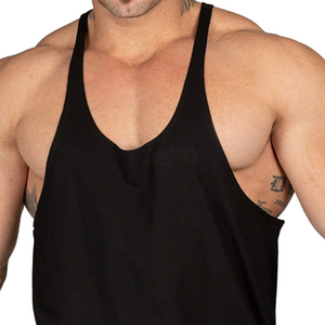 Camiseta sin mangas musculosa personalizada para hombre, camiseta de gimnasio, chaleco deportivo para entrenamiento, ropa deportiva de secado rápido, mezcla de LICRA/poliéster - Product Image 5