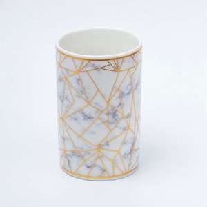 Juego de baño de cerámica opulenta, diseño dorado, perfecto para encimera de tocador de hogar de lujo y uso de invitados hecho a mano de La India - Product Image 2