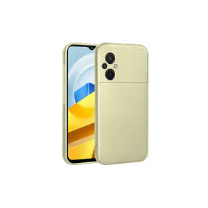 Étui de protection en silicone fin de luxe pour Xiaomi Poco M5 X4 Pro 5G A53 C55 - Couleur or - Product Image 1