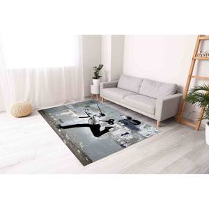 Tapis d'art graffiti Banksy : Tapis de couloir imprimé en 3D, avec poils doux - Product Image 5