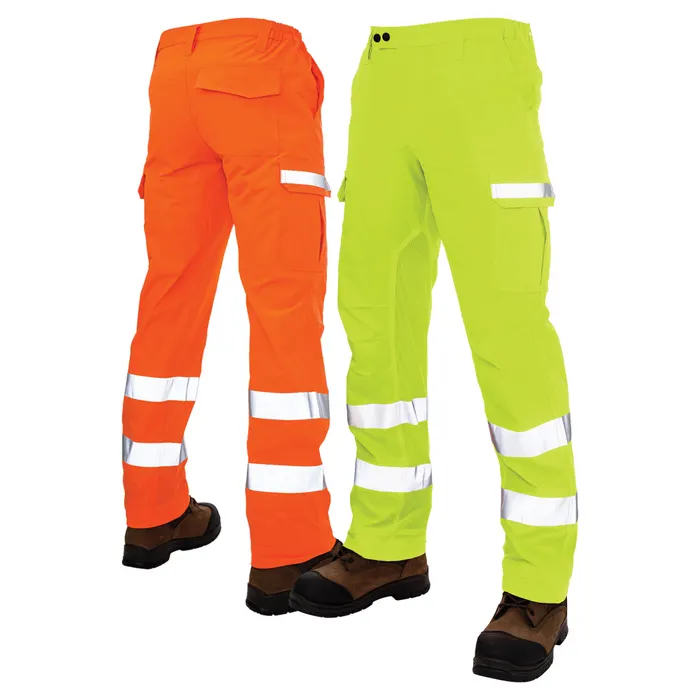 Nouveau design 2024 pantalons de travail de sécurité réfléchissants haute visibilité pantalons cargo de travail haute visibilité