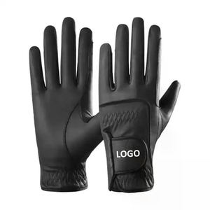 Gants d'équitation multicolores, doux et confortables pour femmes 100% Gants d'équitation en cuir de chèvre avec logo personnalisé - Product Image 1