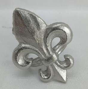 Feuille d'olivier Nickel Vaisselle Porte-Serviettes Table À Manger Élégante Noël Western Restaurant Décor pour les Mariages - Product Image 6