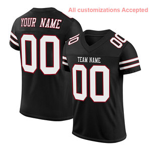 Jersey de Fútbol Americano Unisex OEM de Alta Calidad Antiarrugas, Transpirable, de Malla de Poliéster, Personalizable con Impresión - Product Image 6