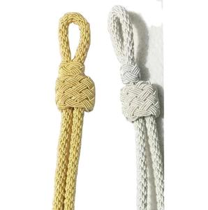 Cordons de chapeau de remise de diplôme 2025, style Seconde Guerre mondiale, 100% métalliques, brillants, logo personnalisé, cordons d'honneur pour vêtements, finition enduite imperméable - Product Image 2