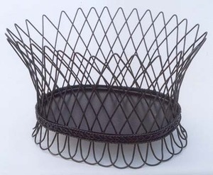 <b>Black</b> Powder Coated Fruit <b>Basket</b> Breakfast Tabletop Decorative <b>Basket</b> Hotel Restaurant Wedding Tabletop Food <b>Storage</b> - Product Image 3