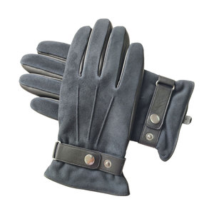 Gants en cuir véritable au design tendance pour la vie quotidienne et la conduite, gants en cuir pour hommes - Product Image 4