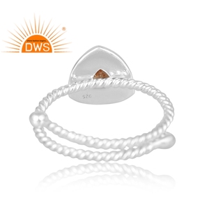Dernière vente en argent sterling 925 pierre naturelle du soleil bague en pierres précieuses bijoux personnalisés pour les femmes cadeau pour elle - Product Image 2