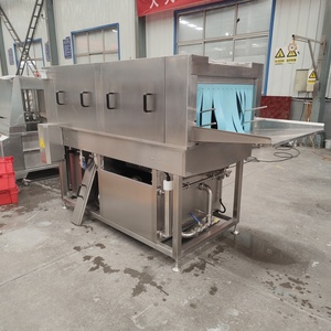 Laveuse <span class=keywords><strong>de</strong></span> caisses et <span class=keywords><strong>de</strong></span> paniers en plastique pour boîtes <span class=keywords><strong>de</strong></span> manutention, utilisée en usine alimentaire - Product Image 3