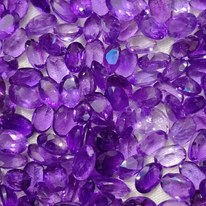 Meilleure qualité violet améthyste 6x4mm faisant pour pendentif améthyste pierre taillée 200 cts lot de gros - Product Image 3
