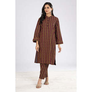 Conjunto Coordinado Cambric Lacquar para Uso Diario WGK-CMW-SP-3356, Top y Pantalón Estampados para Comodidad y Estilo - Product Image 4