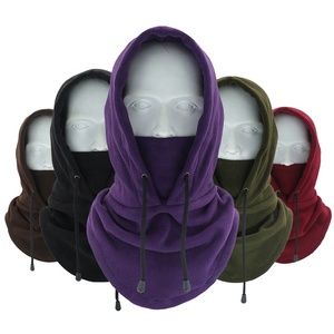 Cagoule d'hiver élégante en polaire Protecteur de cou Cagoule chaude pour le froid - Product Image 1