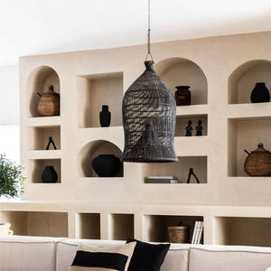 Nhat Minh ML95 abat-jour de lustre en rotin naturel de conception moderne pour la décoration d'intérieur en gros d'hôtel et de maison - Product Image 2