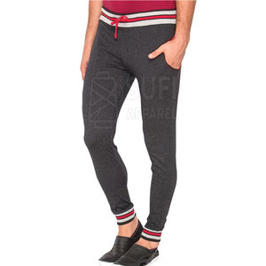 High Quality Men Casual Straight Mid Waist <b>Drawstring</b> Jogger <b>Trousers</b> 100% Cotton Eco-Friendly Breathable Low MOQ Wholesale - Product Image 2