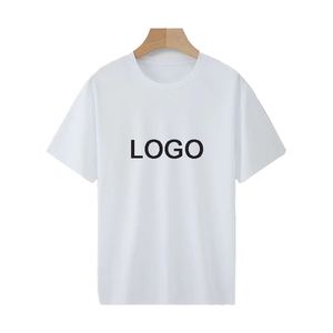 Camiseta en blanco con estampado de logotipo personalizado de algodón 100% de alta calidad, camiseta de gran tamaño transpirable Unisex, ropa informal ajustada - Product Image 3
