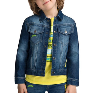 แจ็กเก็ตยีนส์สำหรับเด็กวัยหัดเดินแจ็กเก็ตยีนส์สุดเท่พิมพ์ลายแฟชั่น - Product Image 5