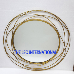 <b>Silver</b> Finished Metal Wall <b>Mirror</b> New Latest Designer Vanity <b>Mirror</b> for Home Decoration Handcrafted Metal Wall Art <b>Mirror</b> - Product Image 5